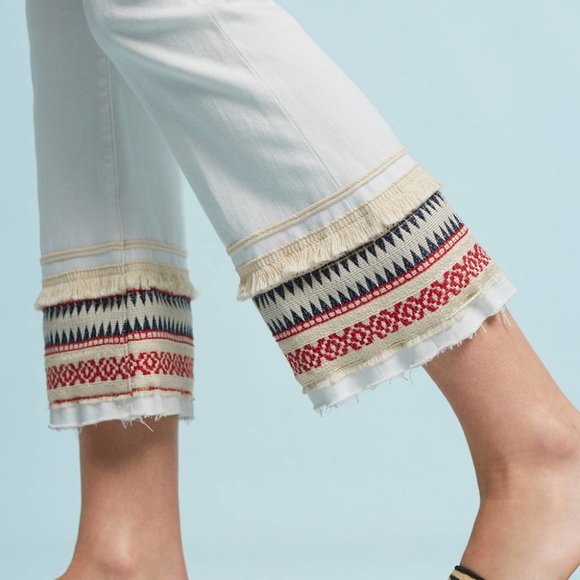 MCGUIRE Ambrosio Majorette Kick Flare Cropped Jean - Picture 5 of 8